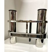 Держатель удочек (спиннинга) 2 стакана нержавеющий 300 х 240 мм