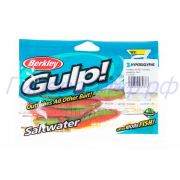 Наживка (Приманка силиконовая) BERKLEY GULP (виброхвост) креветка, 6шт