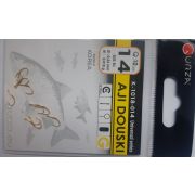 Крючок GURZA  AJI DOUSKI Ring BN №14. 10шт