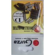 Обжимные трубочки  Double Brass Tube №D(1.5*3.2*10mm) 20шт