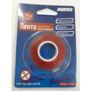 Скотч двухсторонний ABRO прозрачный  10мм*1,51м  ABRO
