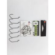 Крючок GURZA  WORM 401  №2. BN (офсетный) 6шт
