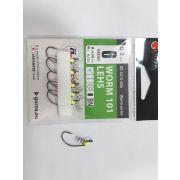 Крючок GURZA  WORM 101 LEHS №6 BN 5 шт(офсет, широкое ухо) VANADIUM