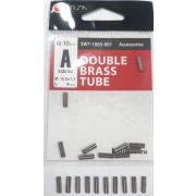 Обжимные трубочки  GURZA DOBLE BRASS TUBE №A (dia0.5*1,1*8mm) 10шт