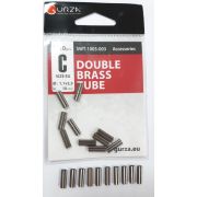 Обжимные трубочки  GURZA DOBLE BRASS TUBE №C (dia1.1*2,3*10mm) 10шт