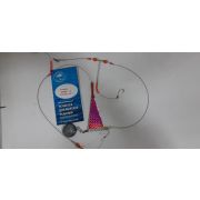 Снасть на камбалу, Крючок №2, тросик нерж c грузом 145гр