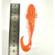 Наживка (твистер)  сом цв/ оранж с блёсками  BAIT BREATH S839-446