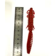 Наживка (твистер)  сороконожка цвет бордовый  BAIT BREATH S801-829