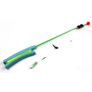 Удочка зимняя с кивком JpFishing EVA25/14 (25cm,25m,0.28mm,булер 14гр) цв голубой