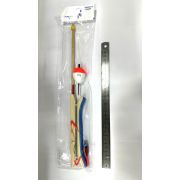 Удочка зимняя оснащенная /Коромысло снасть на навагу (поплавок 20 гр)