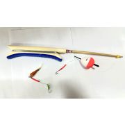 Удочка зимняя оснащенная /Баракури снасть на навагу (поплавок 15 гр)