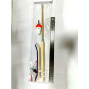 Удочка зимняя оснащенная /Коромысло снасть на навагу (поплавок15 гр)