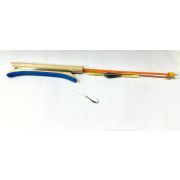 Удочка зимняя /Оснащённая одиночка на навагу/зубарь с блесной (основная леска серая)