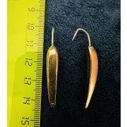 Блесна зимняя «жук» длинный латунь 40-45мм 5гр