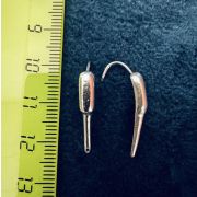 Блесна зимняя «черепашка» серебро 25-27мм